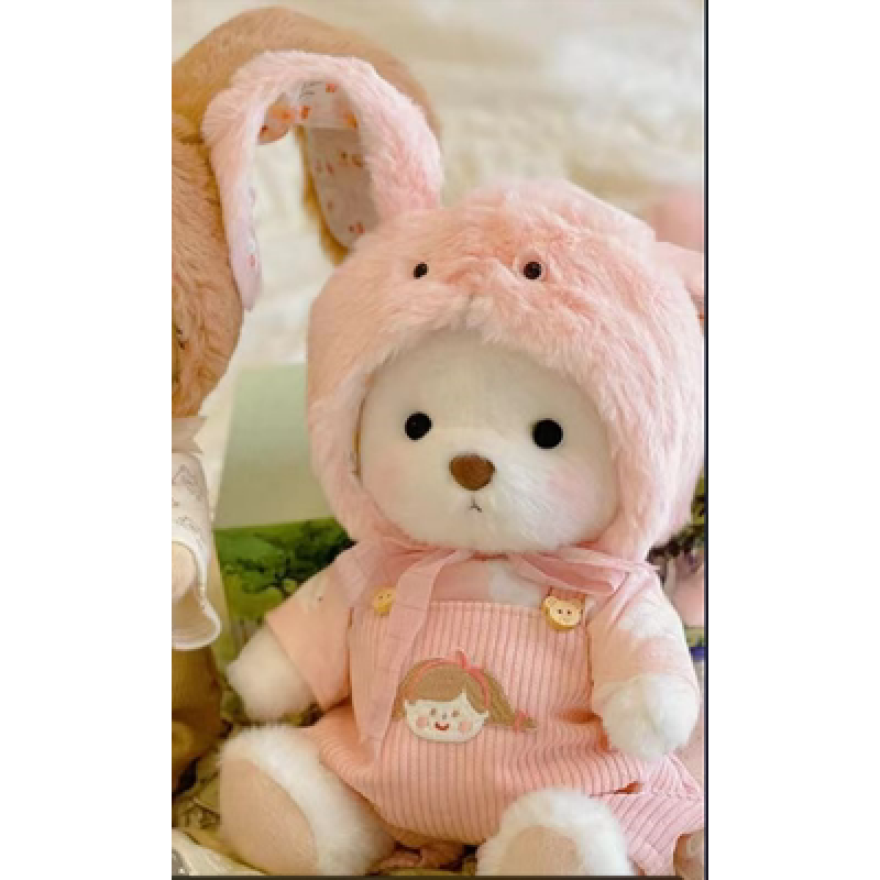 【速发】同款手工伊莉娜teddybears小熊丽娜熊玩偶泰迪熊公仔毛绒玩具