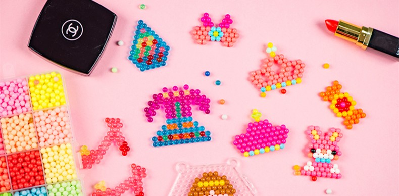 儿童神奇魔法珠子男孩女孩手工水雾水珠魔力喷水粘珠水雾魔珠玩具补充