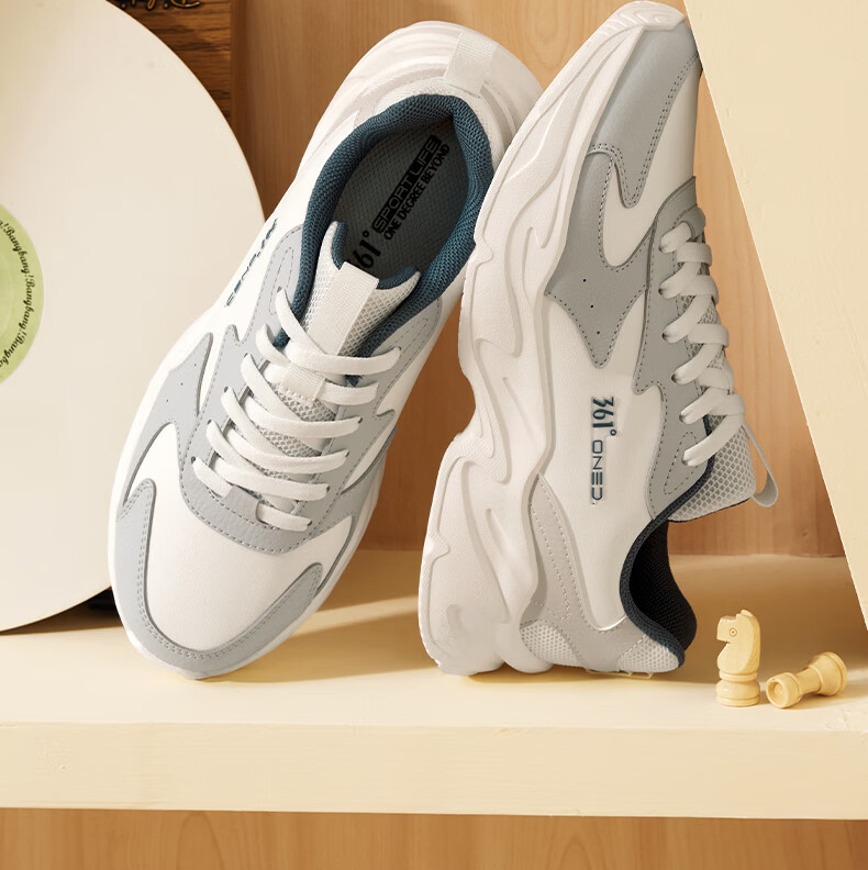361° Yunjuan Men's Casual Sports Shoes Trendy Versatile Waterproof Non-slip Durable 672636704-2 2