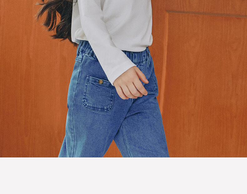 Koala Bibi [Versatile Peter Pan Soft Doll Collar Top] Children's Simple Light Retro Basic Shirt 2