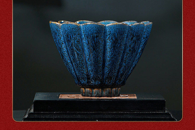 宜兴纯手工天然原矿紫砂天目盏刻字单个茶杯主人杯品茗杯功夫茶具 寒