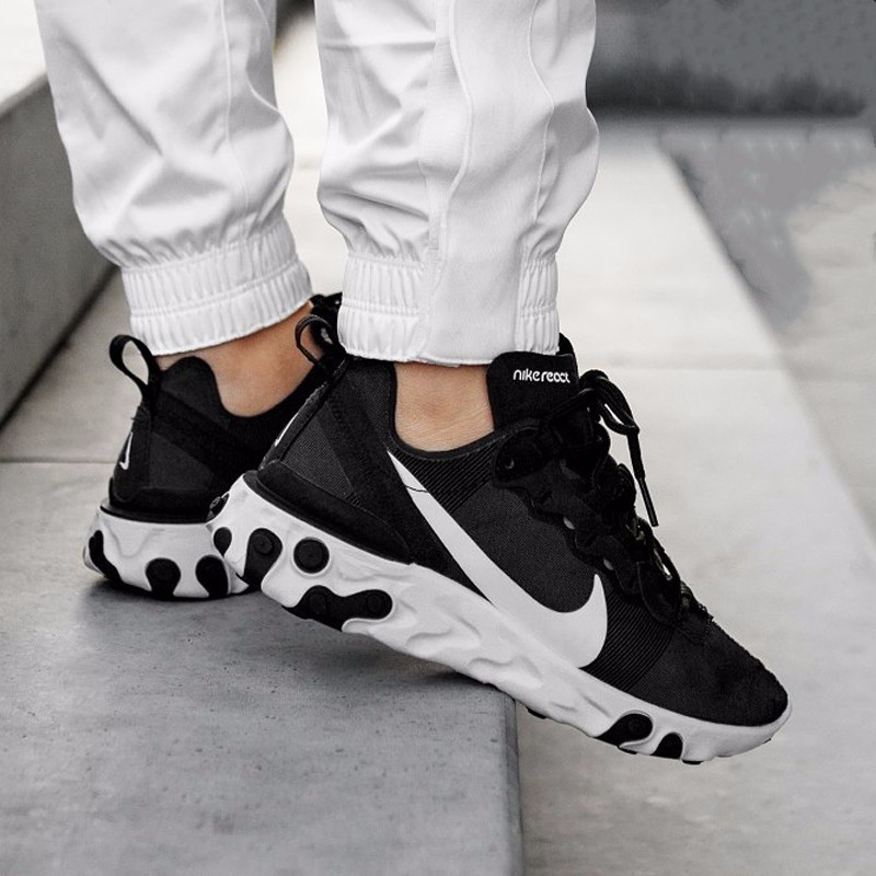 nike耐克男鞋reactelement55高桥盾男子休闲舒适透气运动跑步鞋cd