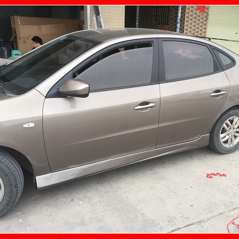 适用11-13悦动外观改装配件现代汽车大小包围前铲保险杠侧裙后唇 11