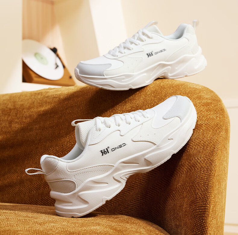 361° Yunjuan Men's Casual Sports Shoes Trendy Versatile Waterproof Non-slip Durable 672636704-2 26