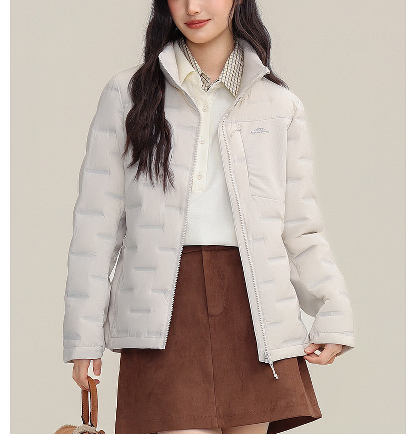 YAYA Lightweight Down Jacket Women Autumn Winter Thin Short Lightweight Warm Stand Collar Fashion Casual Coat 22