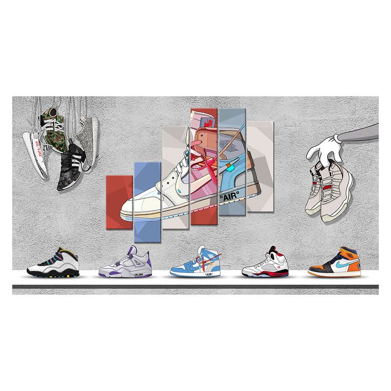 鞋店logo背景图图片