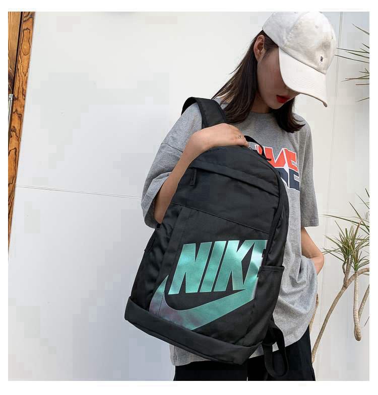 耐克(nike)王一博同款书包男女双肩包初中高中学生电脑背包情侣包 (ba