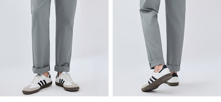 Giordano Men's Summer New Cotton Linen Commuter Mid-Low Waist Thin Casual Pants 01116349 17