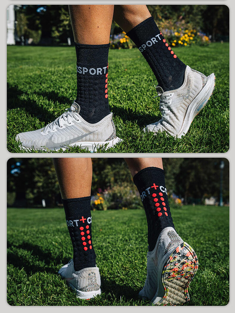 0 winter run socks户外袜运动袜 黑红色 t4(鞋码45-48)【图片 价格