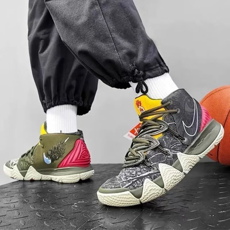 官方旗舰 欧文s2篮球鞋扎染大眼蓝白kyrie456合体 实战气垫运动鞋