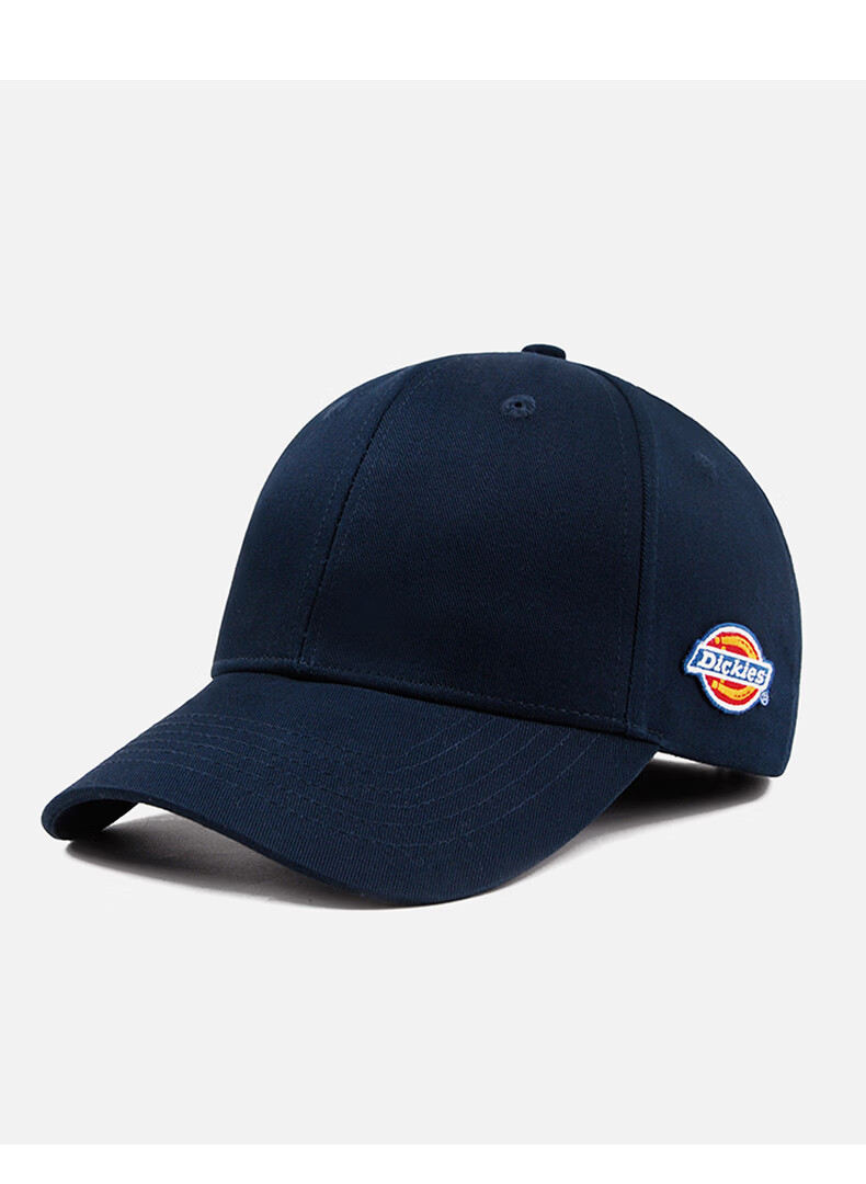 Dickies Hard Top Baseball Cap Men's Extra Large Deep Big Head Duckbill Hat Women's Embroidered Face Slimming Outdoor Hat Black 9