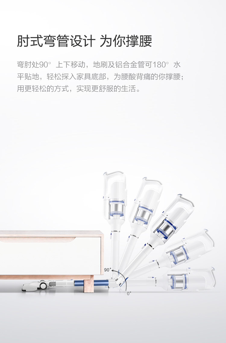 小狗(puppy)家电家用除螨无线挂式充电手持大吸力真空吸尘器T10Young