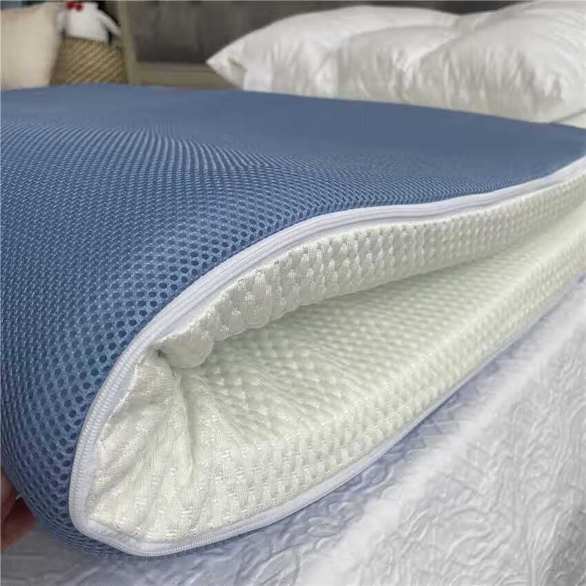 婴儿级非温感凝胶记忆棉慢回弹床褥居家学生厚床垫 浅蓝色 1.8或1.