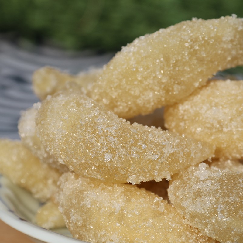 邳州特产羊角蜜徐州老式果子糕点传统手工制作山东糖饺子休闲点心 红