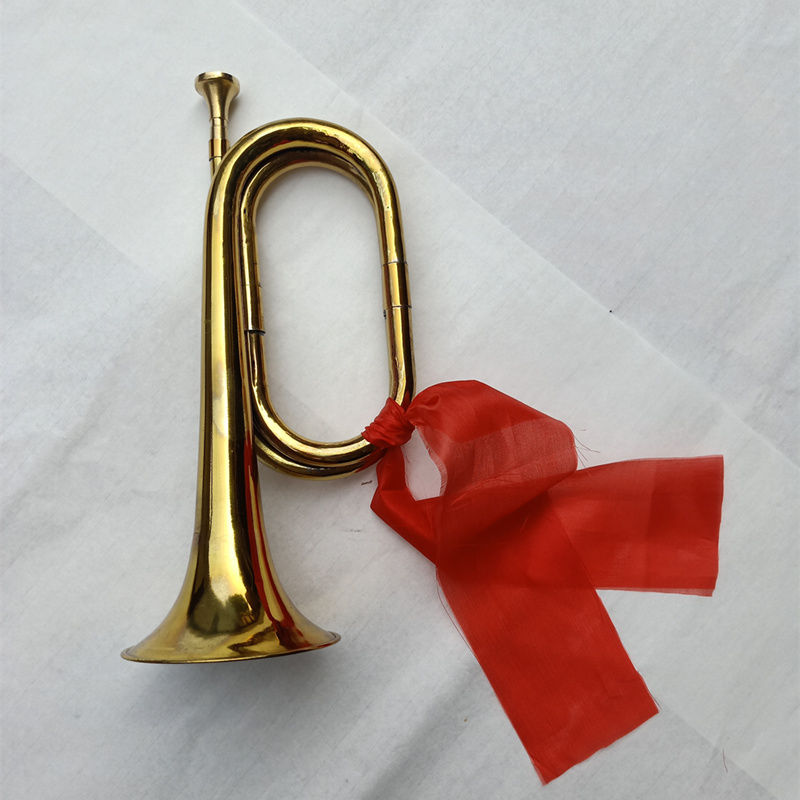 冲锋号军号做旧冲锋号乐器老式吹号小号红军道具喇叭黄铜大小步号做旧