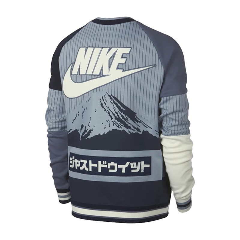 耐克nike城市版卫衣多色拼接上海限定黑白洛杉矶套头卫衣ar1899010ar