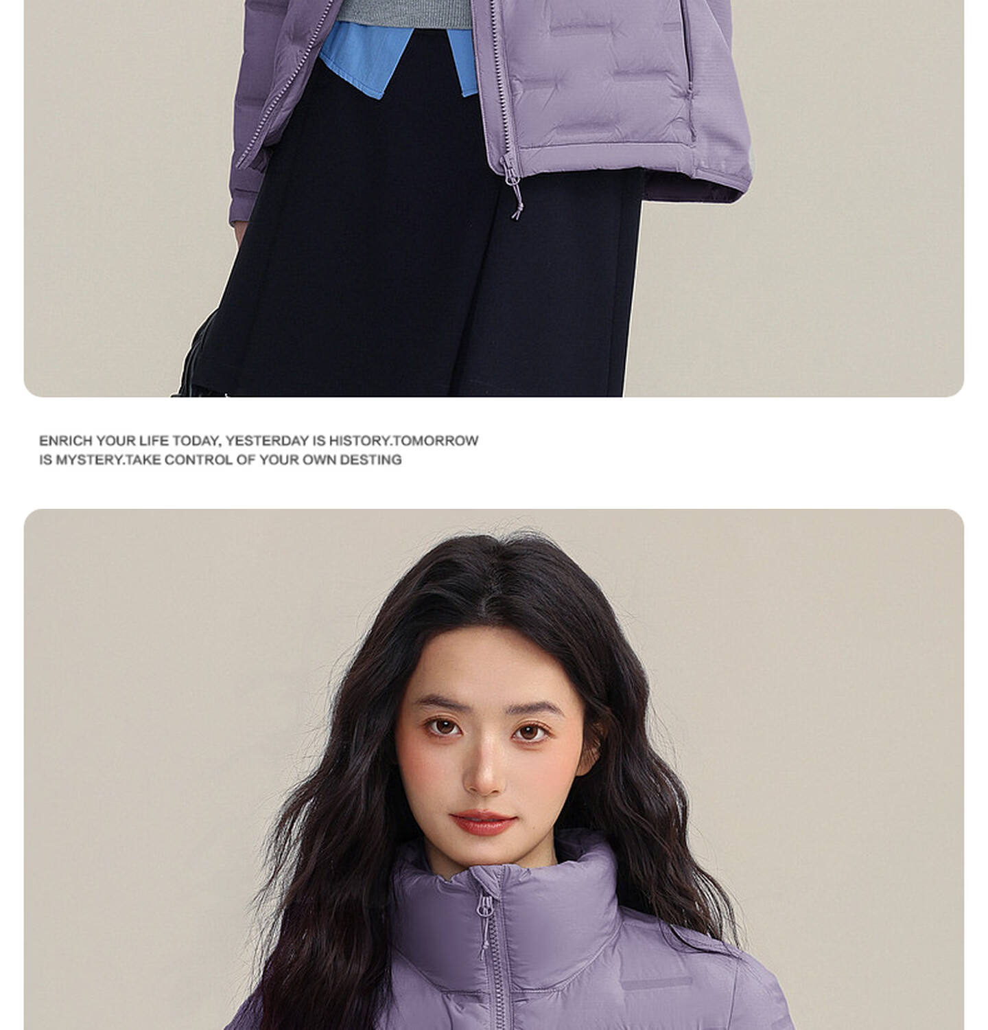 YAYA Lightweight Down Jacket Women Autumn Winter Thin Short Lightweight Warm Stand Collar Fashion Casual Coat 33
