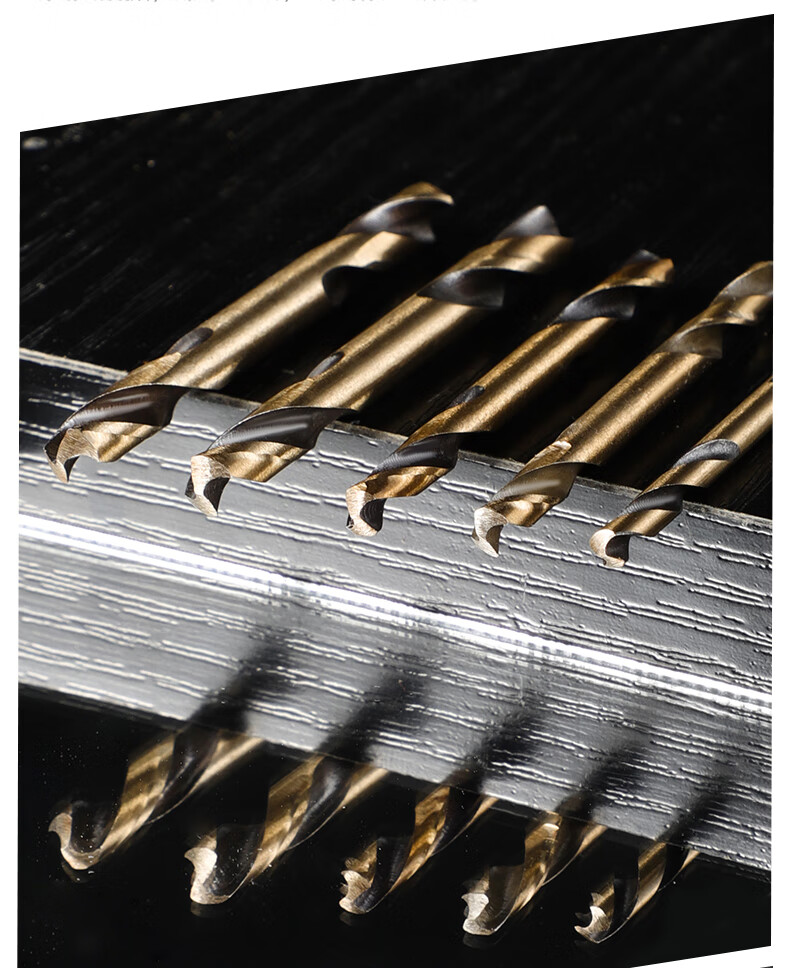 合金钨钢麻花钻头双头打孔钢铁进口超硬双刃m35含钴304不锈钢专用 (1