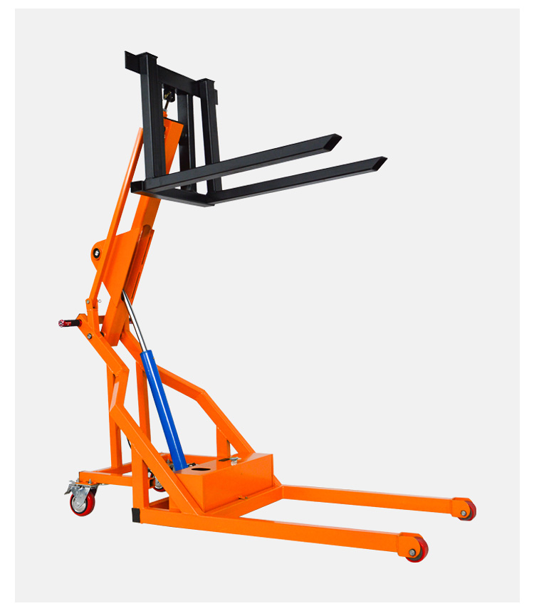 便携式电动叉车500公斤小型电动叉车油桶搬运车电动升降装卸车 500