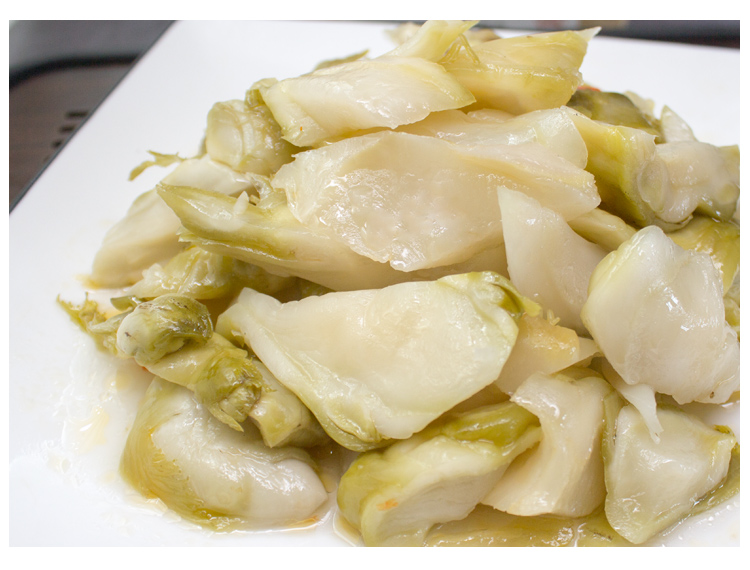 温州特产腌制娃娃菜泡菜大头菜咸菜酱菜心爽口下饭菜 娃娃菜750克(非