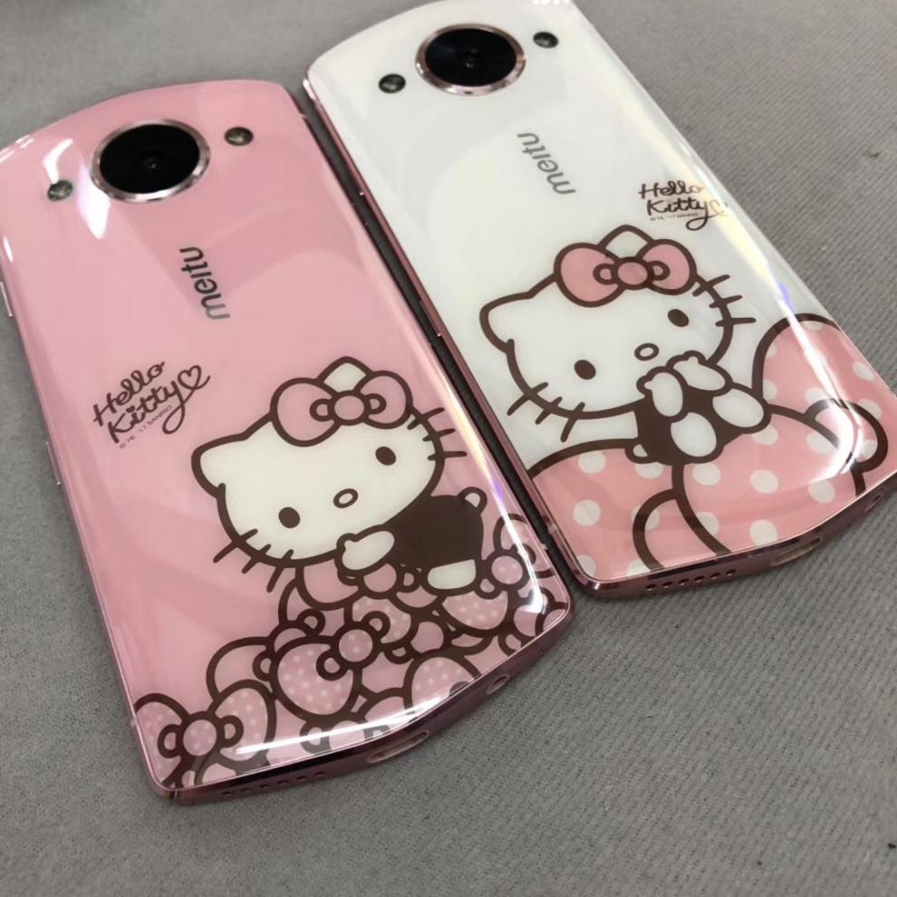oloey【京品】meitu/美图 m8s美颜拍照hellokitty限量版手机v7