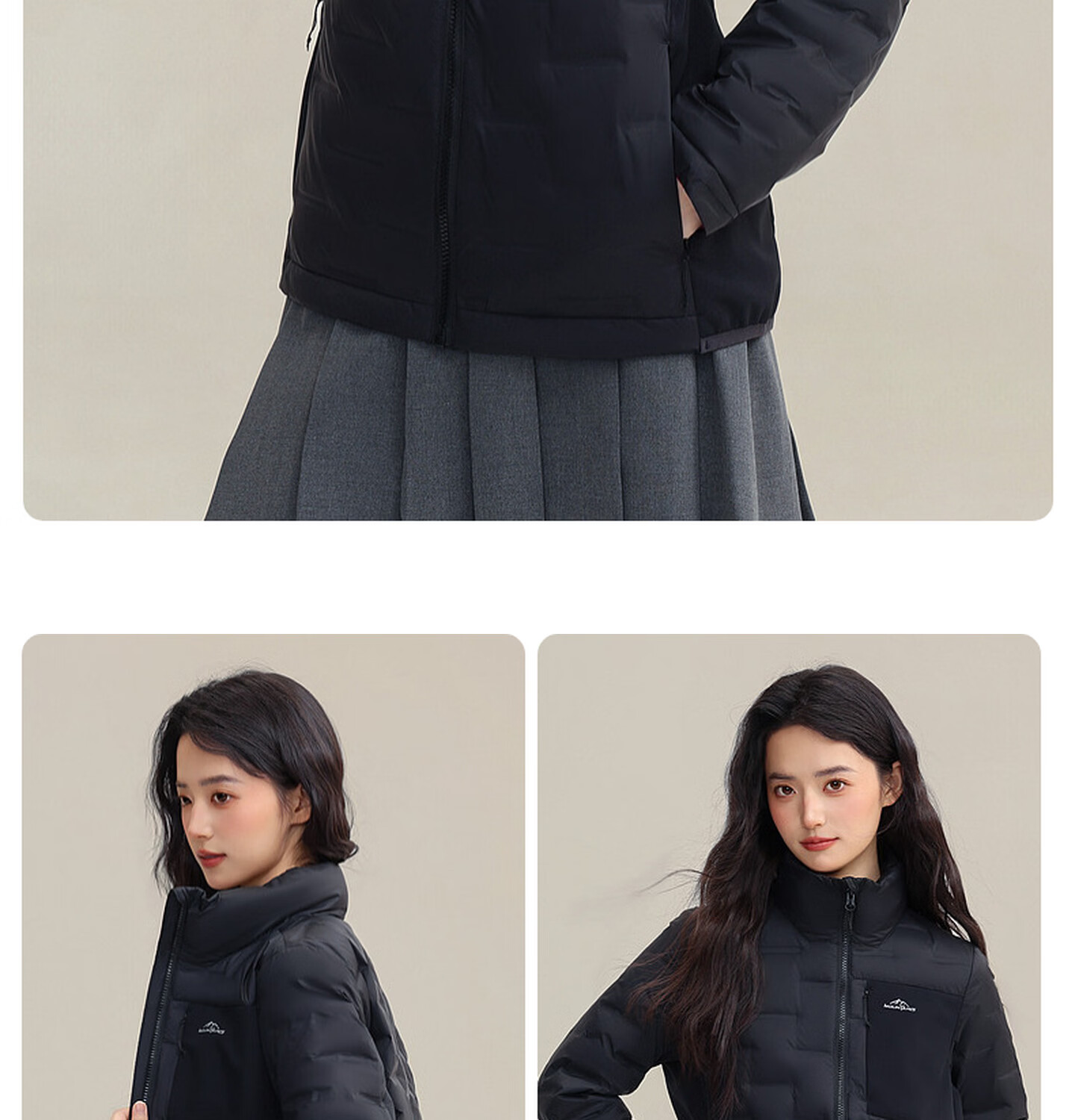 YAYA Lightweight Down Jacket Women Autumn Winter Thin Short Lightweight Warm Stand Collar Fashion Casual Coat 41