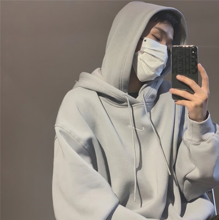 耐克(nike) 耐克(nike) 男女双帽高街fog运动加绒连帽套头衫卫衣外套