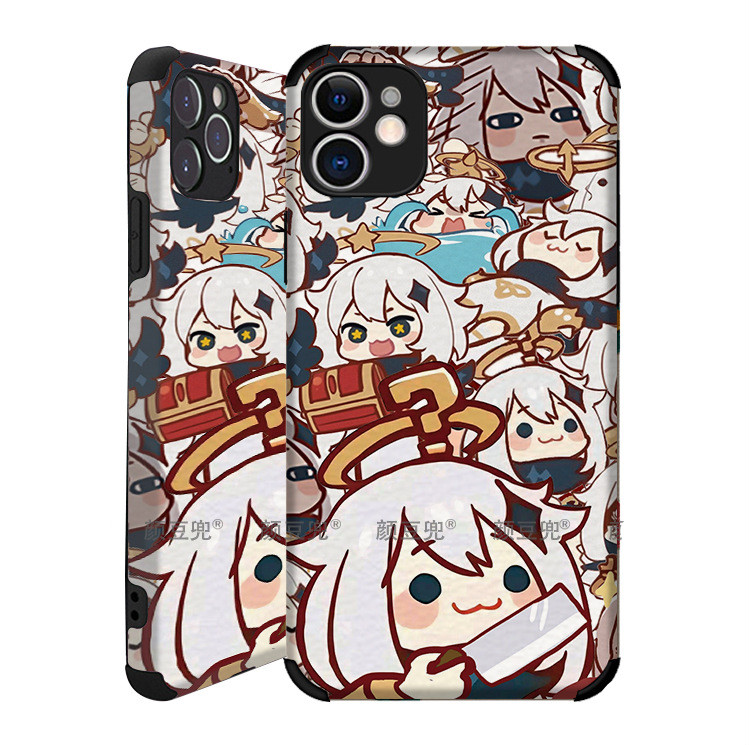 原神手机壳派蒙13 promax适用iphone12软11苹果xs maxr红米k40软定制