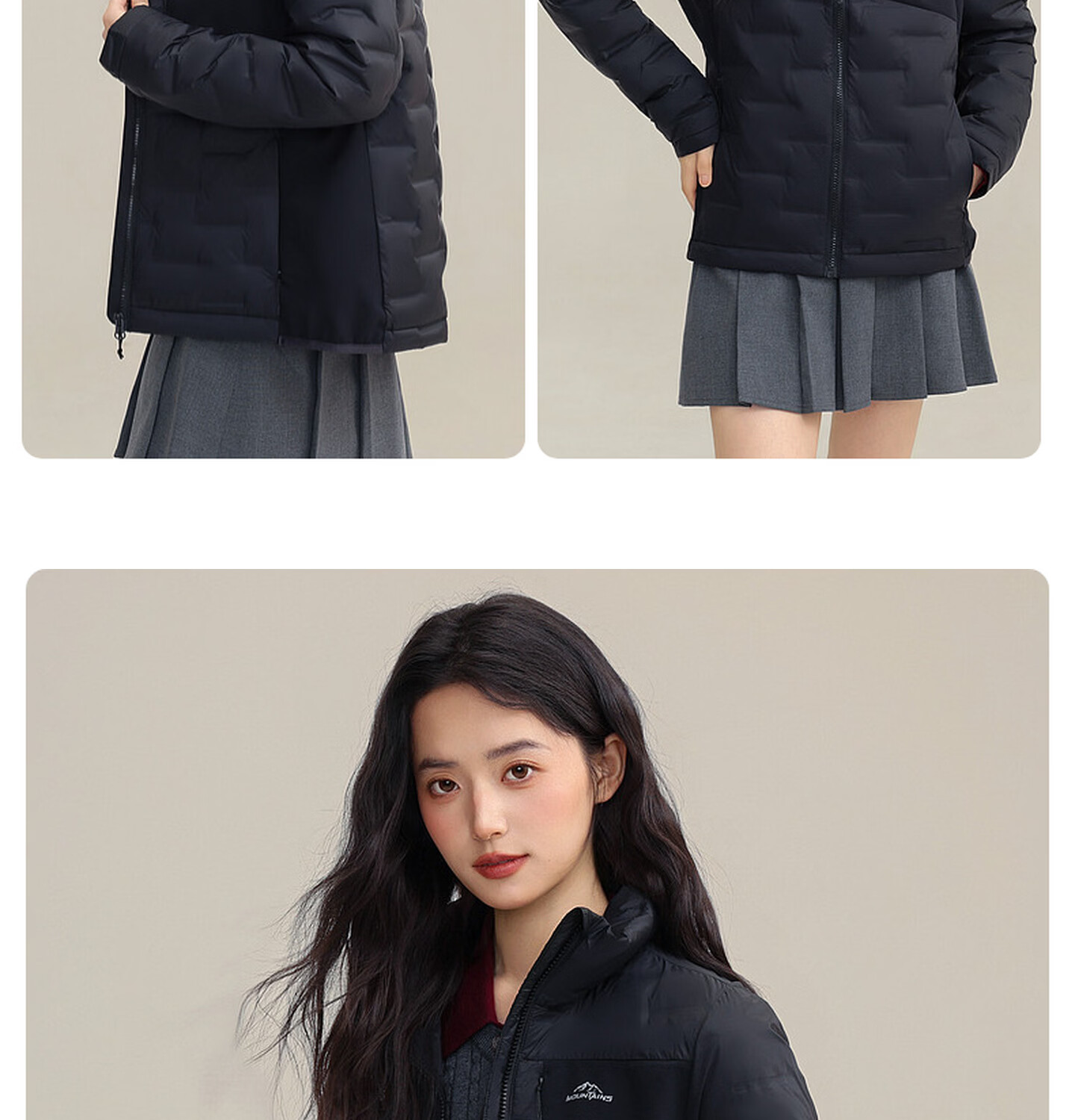 YAYA Lightweight Down Jacket Women Autumn Winter Thin Short Lightweight Warm Stand Collar Fashion Casual Coat 42
