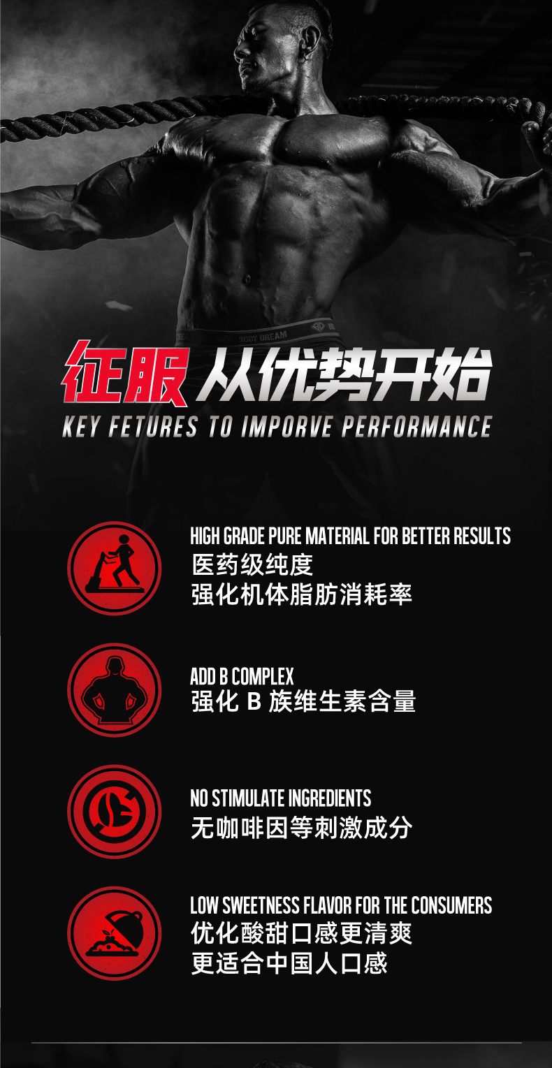 美产 海德力 液体左旋肉碱 460ml 燃烧脂肪 练出好身材 图2