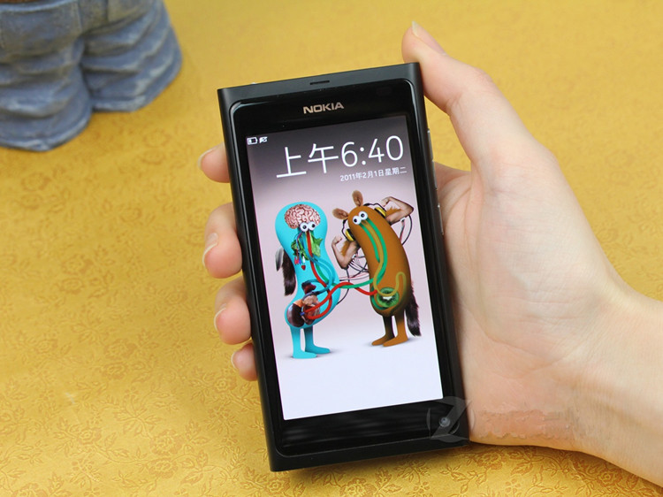 nokia/诺基亚 n9触屏备用meego移动联通16g内存学生戒网手机老人用
