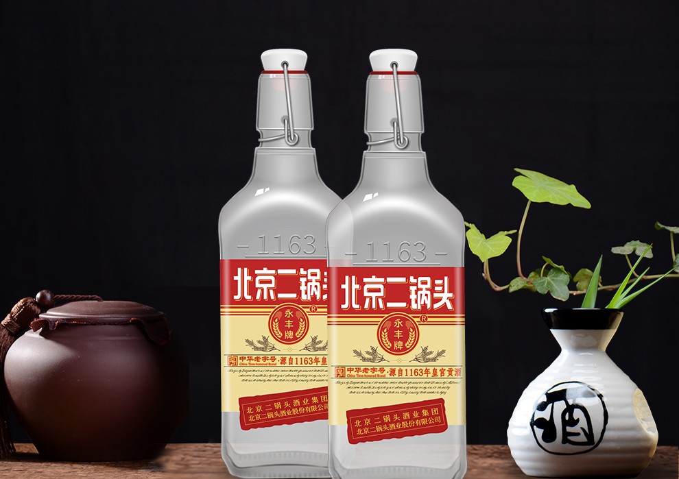 永丰牌北京二锅头 纯粮食酒 42度500ml清香型白酒 出口型小方瓶蓝标*6