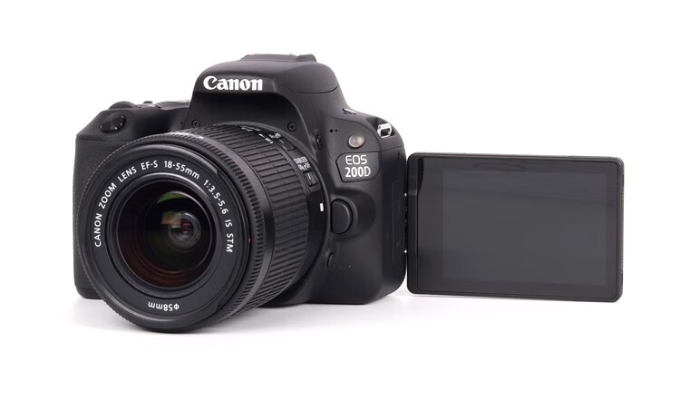 佳能(canon)200d二代照相机女学生款数码高清旅游200d2ii入门级单反