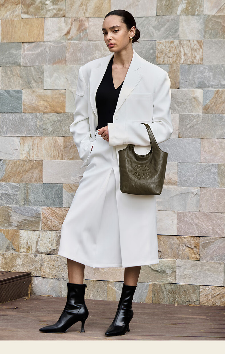 CASSILE Celebrity Style Vegetable Tanned Cowhide Tote Bag Women Luxury Handheld Crossbody Bag Birthday Qixi Festival Gift 31