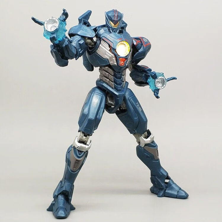 环太平洋金属 机甲复仇流浪者黑耀石怪兽模型玩具人偶周边r魂 可发光