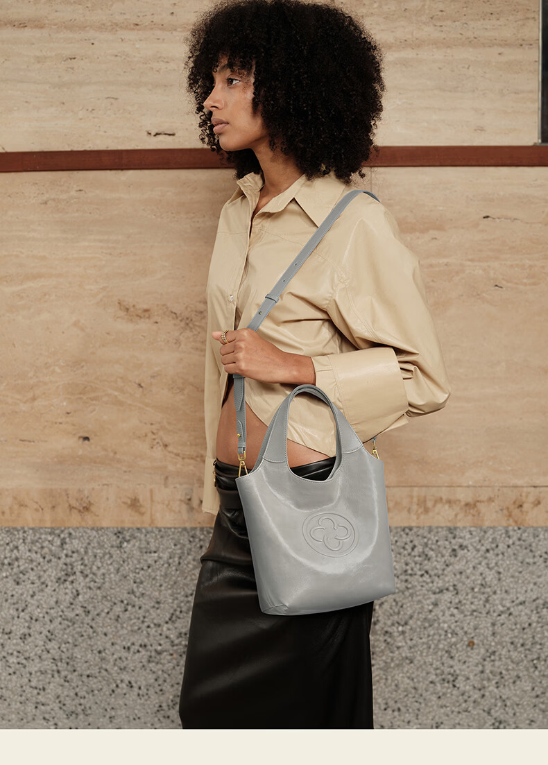 CASSILE Celebrity Style Vegetable Tanned Cowhide Tote Bag Women Luxury Handheld Crossbody Bag Birthday Qixi Festival Gift 47