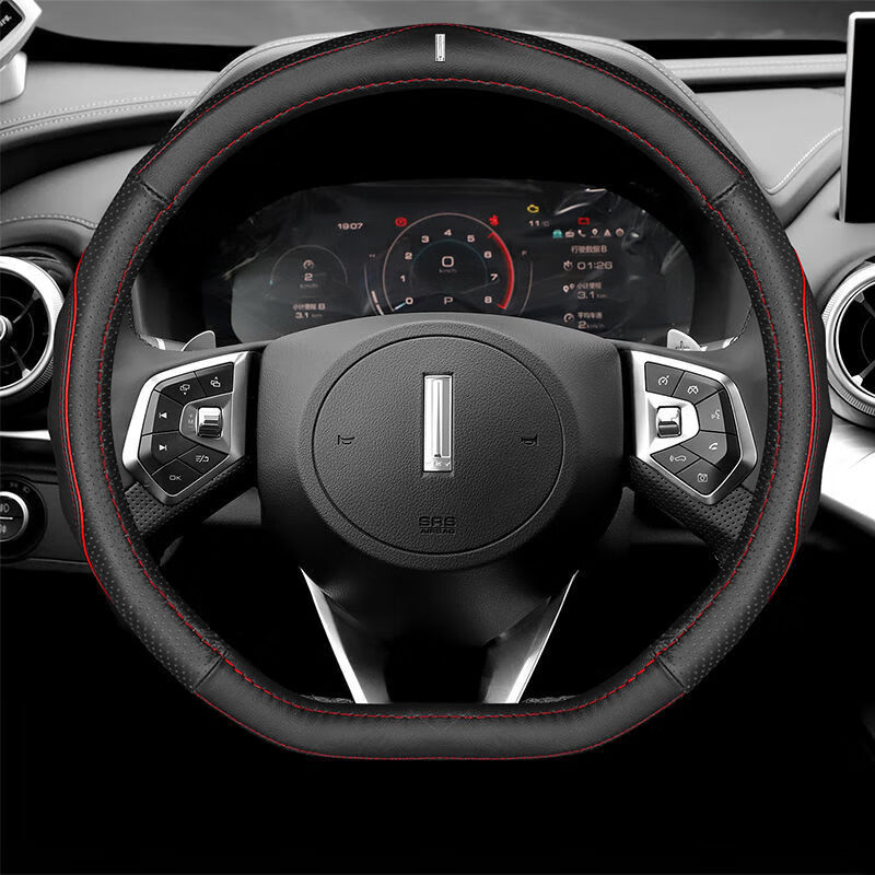 长城魏派wey vv7方向盘套vv7s vv7c摩卡vv5 vv5s vv6真皮方向盘套 d形