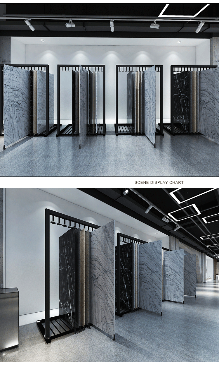 瓷砖展示架大板石材展架地板展架推拉柜 600*1200.10展板