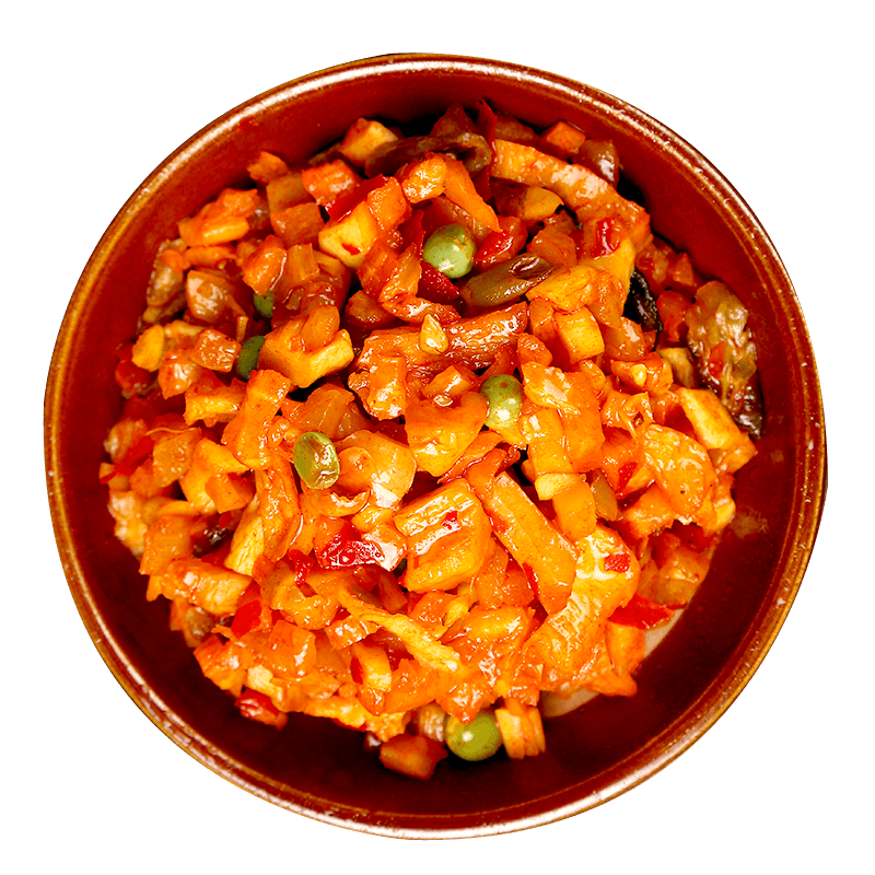 红油三鲜香辣萝卜丁萝卜干10斤整箱菜下饭菜散装酱菜咸菜商用 (杨荣