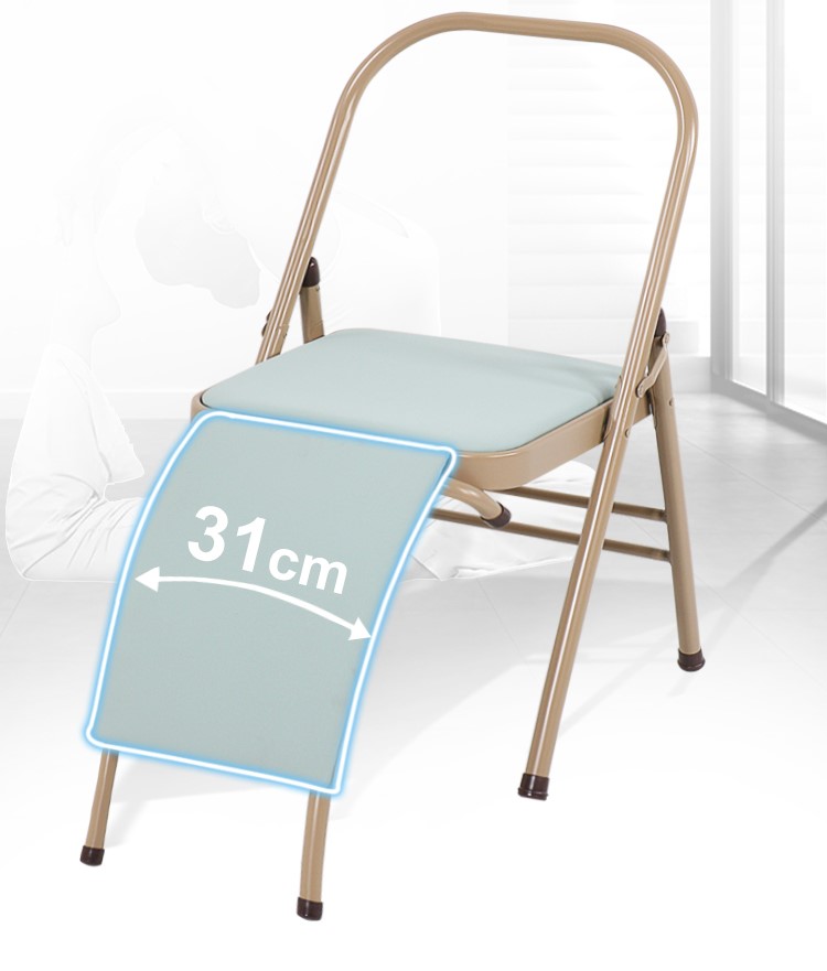 瑜伽专用椅子 加厚款可折叠瑜伽椅艾扬格辅具瑜伽椅练瑜伽拉伸辅助