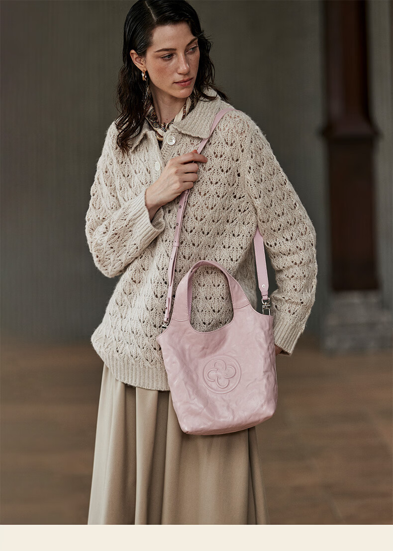 CASSILE Celebrity Style Vegetable Tanned Cowhide Tote Bag Women Luxury Handheld Crossbody Bag Birthday Qixi Festival Gift 12