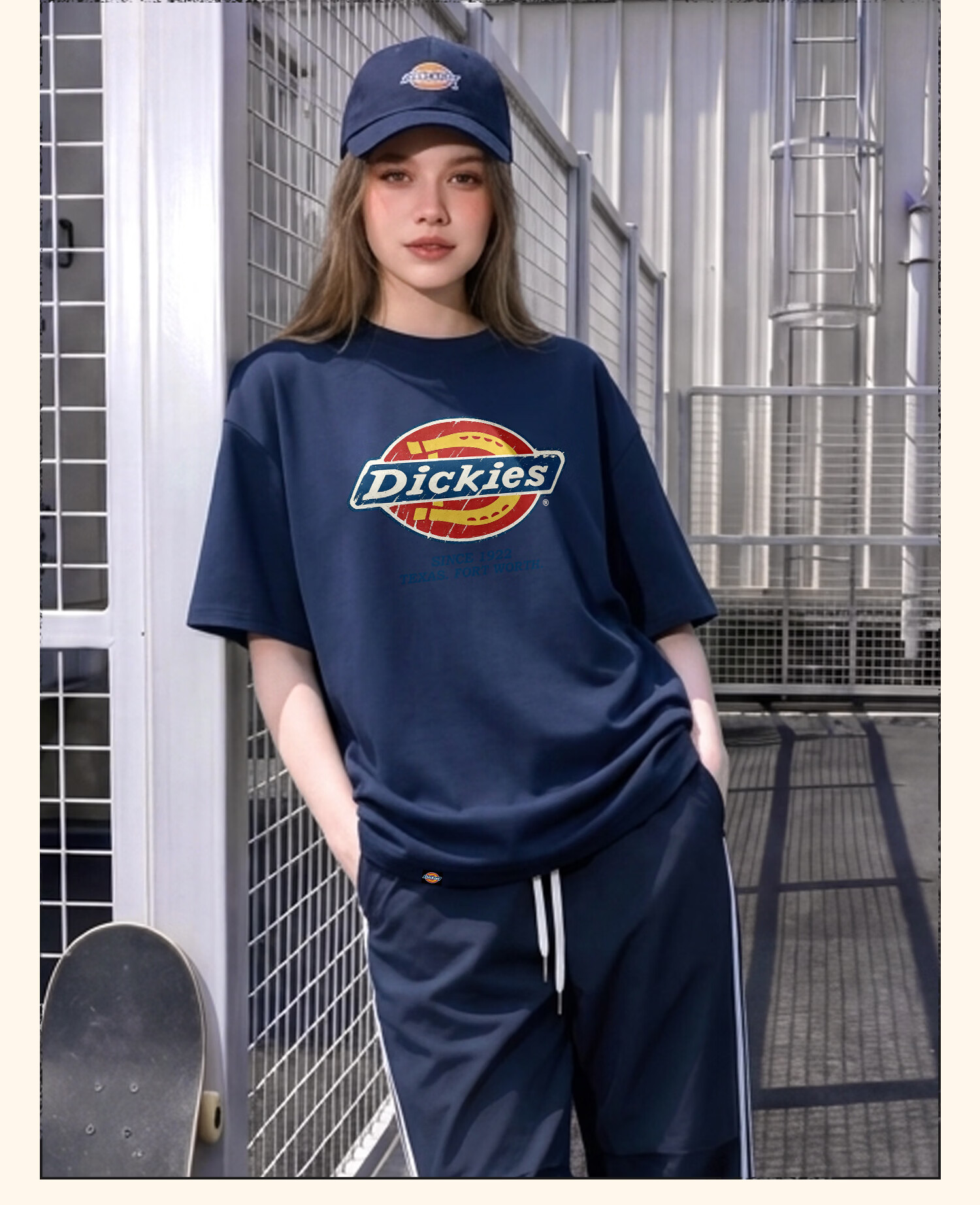 Dickies Dikushe Pure Cotton Short Sleeve T-Shirt Women 2026 New Classic Loose Slim Summer Top C 11