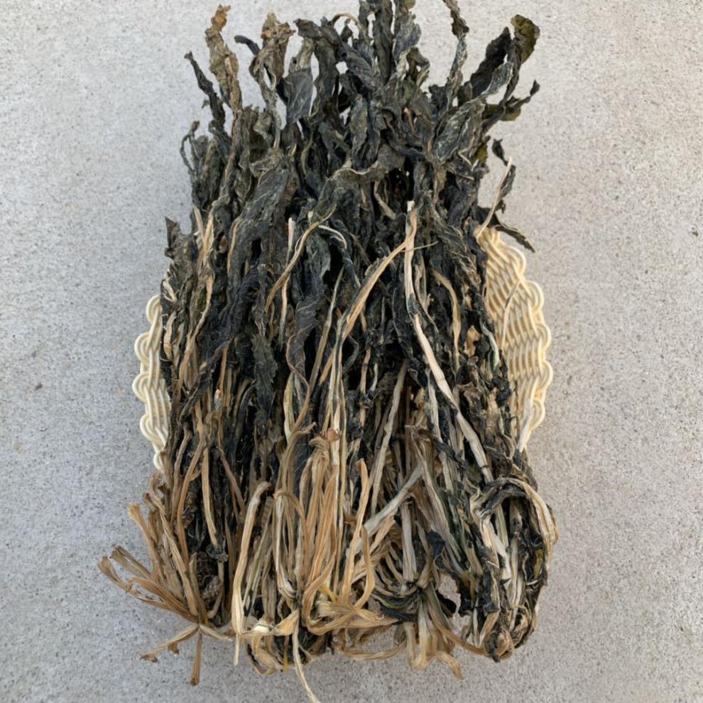 直晒白萝卜叶子干萝卜缨子萝卜叶干白萝卜樱子干脱水干菜食用脱水萝卜