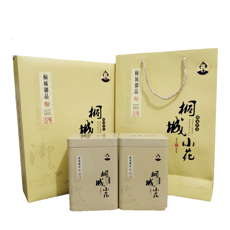 杨头奇文桐城小花茶叶2022年新茶高山杨头茶绿茶明前金色礼盒装送礼