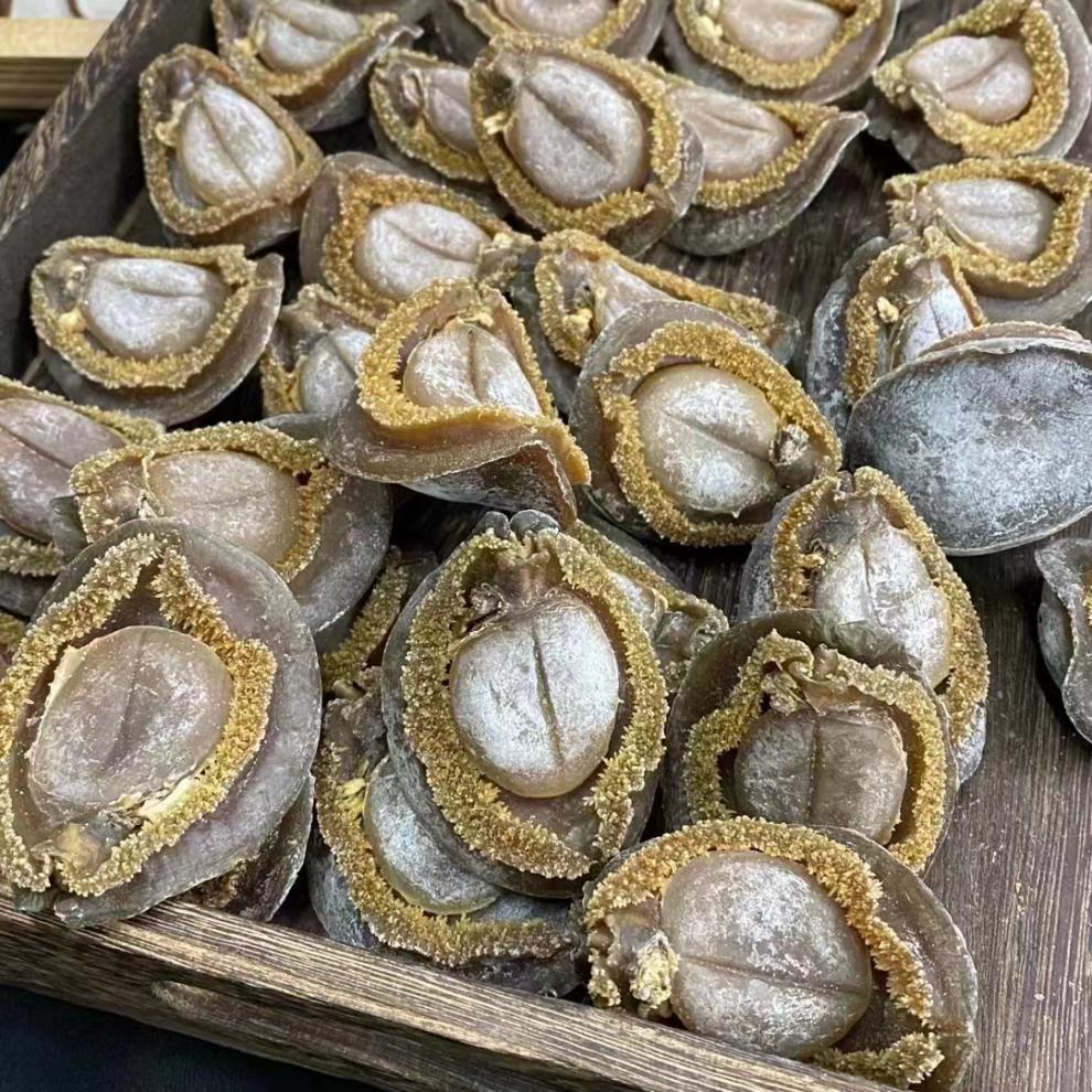 深海南非吉品鲍鱼干货 溏心干网鲍精选货酒店专用款27-28头【图片