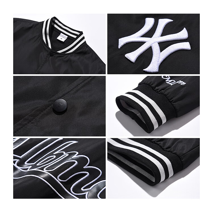 mlb more外套男秋季新款潮牌韩版棒球服女ny洋基队立领运动休闲服