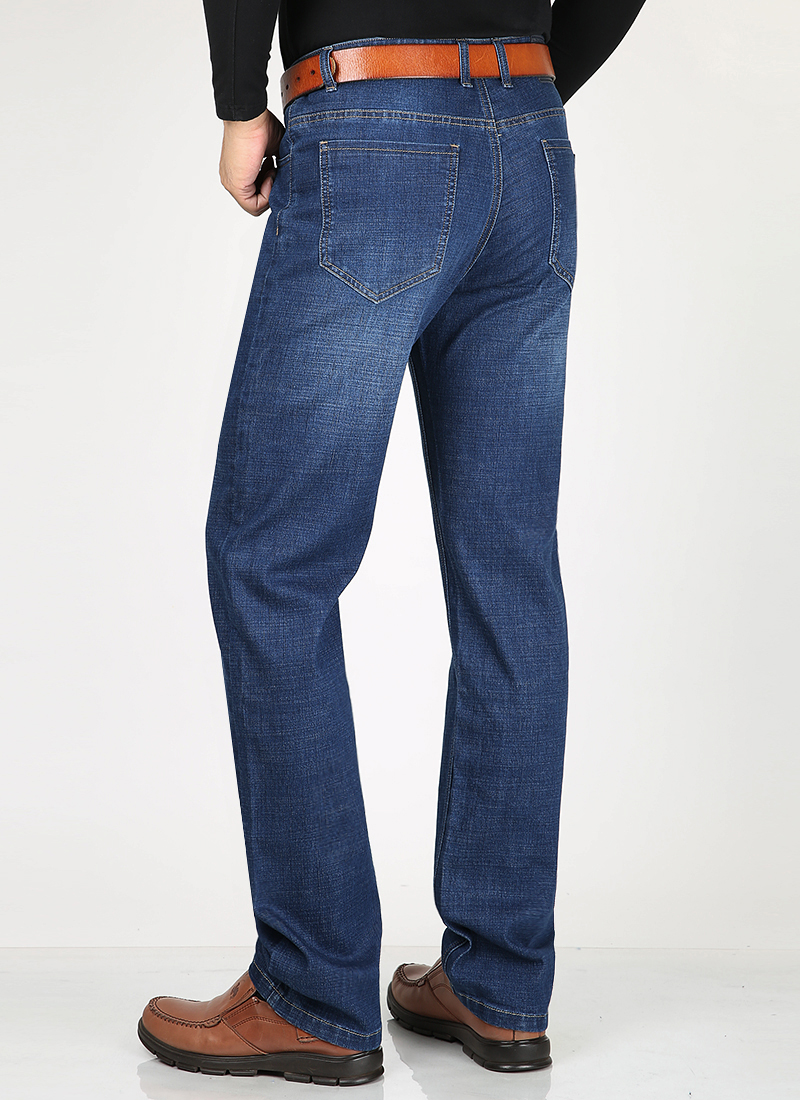 国际品牌保罗男士牛仔裤商务休闲牛子裤四面弹力男裤夏季高腰男裤子春