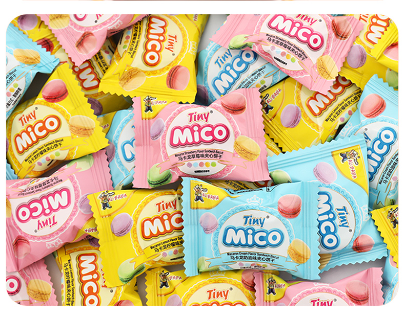【京选美食】马来西亚mico马卡龙饼干进口夹心小饼干办公室休闲结婚