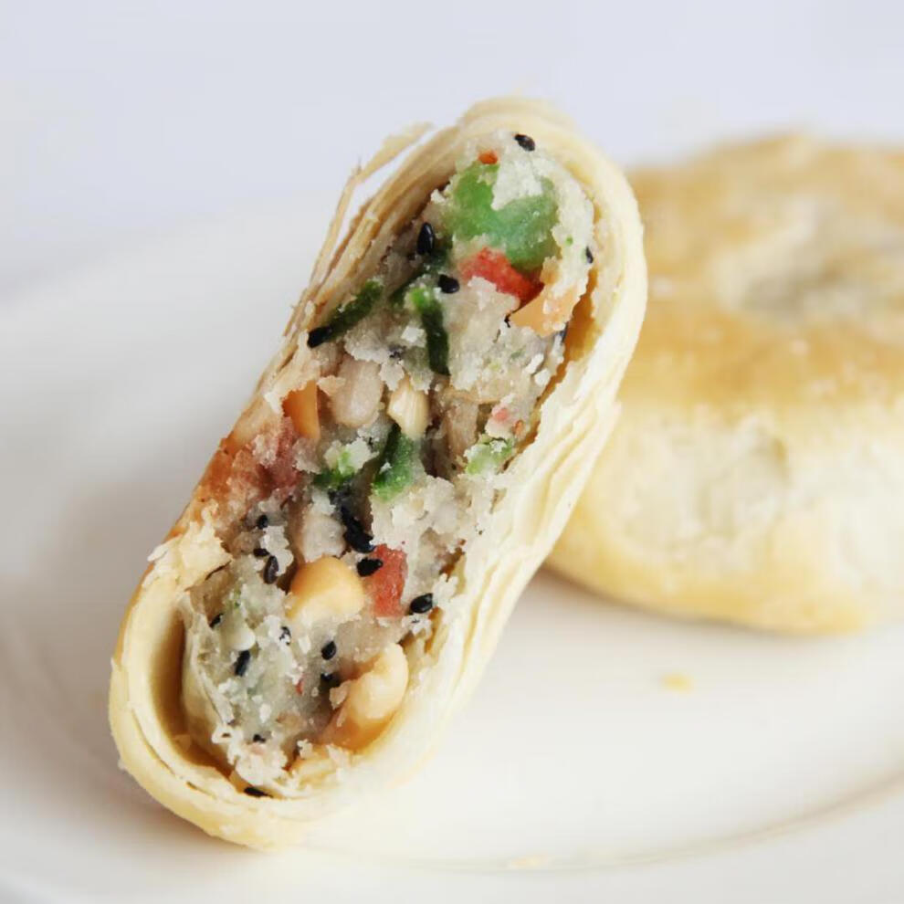 新货 苏式酥皮五仁月饼老式黑芝麻椒盐散装多口味10-30个月饼礼盒