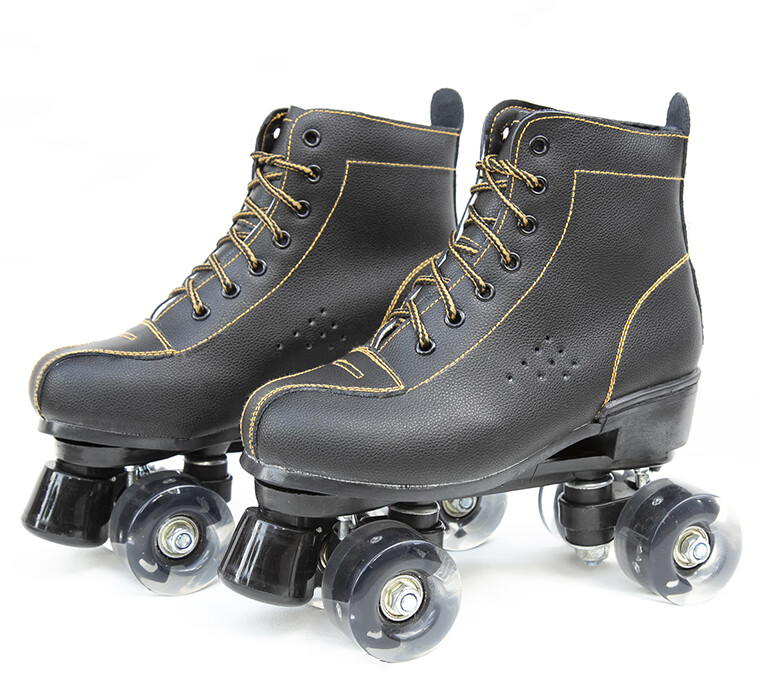 迪卡侬(decathlon) 新款双排溜冰鞋儿童四轮滑鞋成年男女旱冰鞋双排